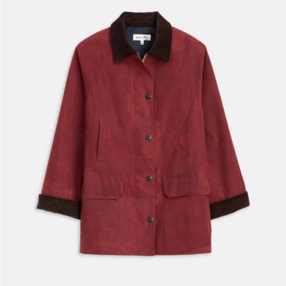 Alex Mill Jackets & Blazers - Alex Mill Burgundy Utility Jacket
